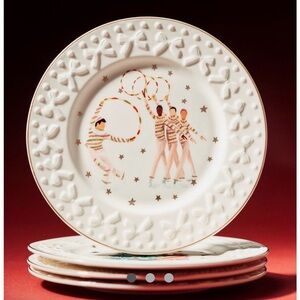 Anthropologie plate dessert nyc ballet nutcracker collection